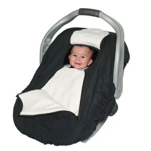 Jolly Jumper Car Seat Cover – Black | Warm, Windproof & Winter-Ready